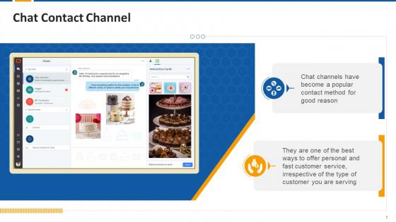 Chat Contact Channel For Customer Service Edu Ppt
