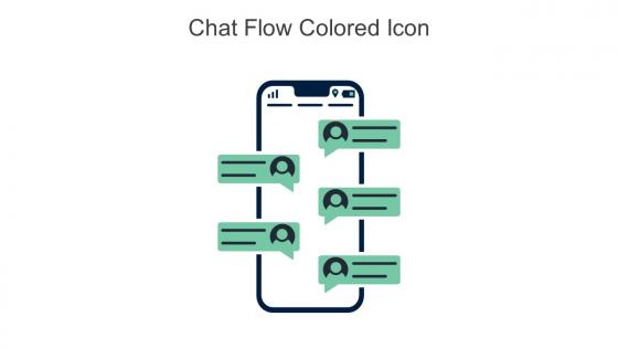 Chat Flow Colored Icon In Powerpoint Pptx Png And Editable Eps Format