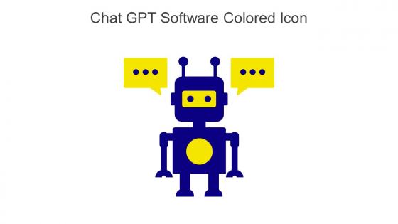 Chat GPT Software Colored Icon In Powerpoint Pptx Png And Editable Eps Format