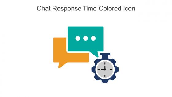 Chat Response Time Colored Icon In Powerpoint Pptx Png And Editable Eps Format