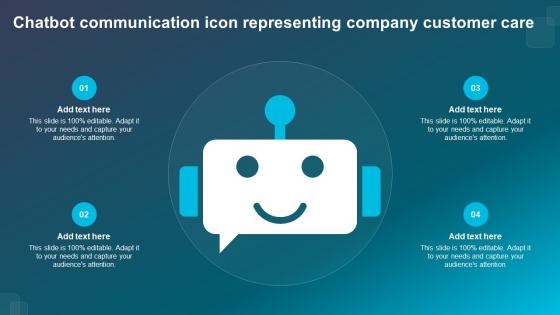 Chatbot Communication Icon Representing Company Customer Care