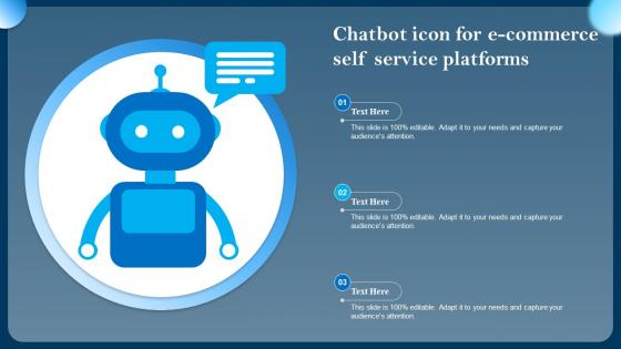 Chatbot Icon For E Commerce Self Service Platforms