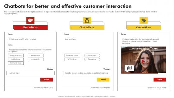 Chatbots For Better And Effective Customer Interaction Customer Relationship Management MKT SS V