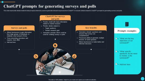 ChatGPT Prompts For Generating Surveys And Polls ChatGPT Overview Of Implications ChatGPT SS