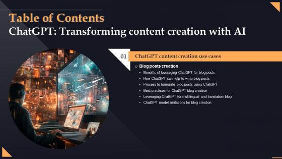 Chatgpt Transforming Content Creation With Ai Table Of Contents Chatgpt SS