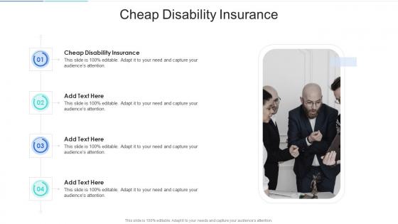 Cheap Disability Insurance In Powerpoint And Google Slides Cpb