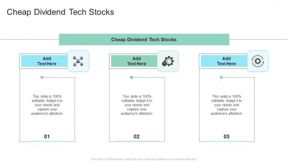 Cheap Dividend Tech Stocks In Powerpoint And Google Slides Cpb