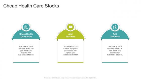 Cheap Health Care Stocks In Powerpoint And Google Slides Cpb