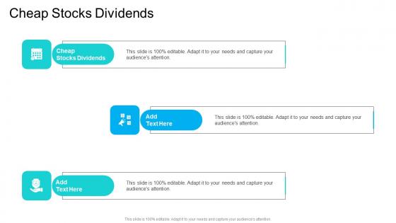 Cheap Stocks Dividends In Powerpoint And Google Slides Cpb