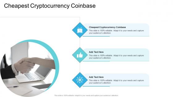 Cheapest Cryptocurrency Coinbase In Powerpoint And Google Slides Cpb