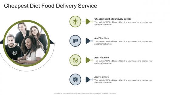 Cheapest Diet Food Delivery Service In Powerpoint And Google Slides Cpb