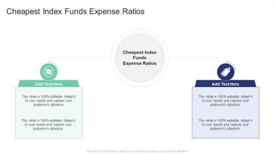 Cheapest Index Funds Expense Ratios In Powerpoint And Google Slides Cpb