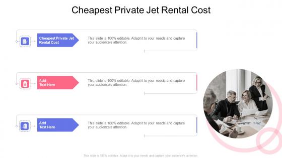 Cheapest Private Jet Rental Cost In Powerpoint And Google Slides Cpb