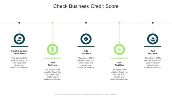 Check Business Credit Score In Powerpoint And Google Slides Cpb