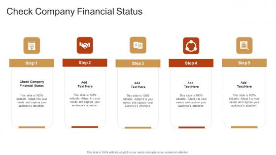 Check Company Financial Status In Powerpoint And Google Slides Cpb