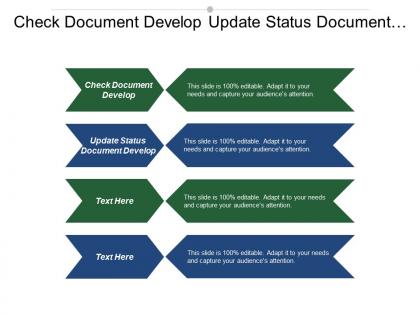 Check document develop update status document develop personal career