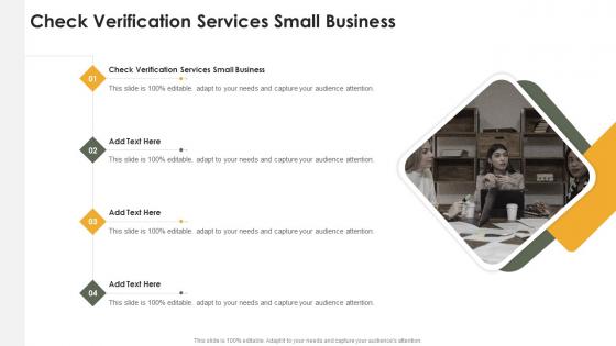 Check Verification Services Small Business In Powerpoint And Google Slides Cpb