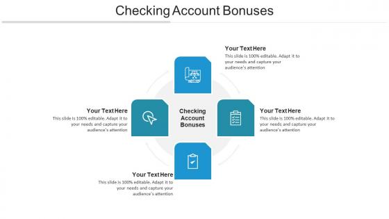 Checking account bonuses ppt powerpoint presentation professional examples cpb