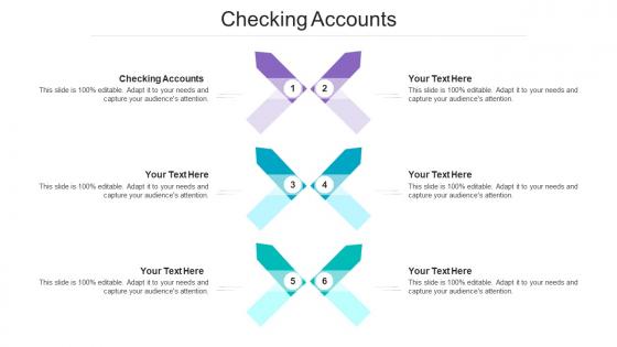 Checking Accounts Ppt Powerpoint Presentation Layouts Ideas Cpb