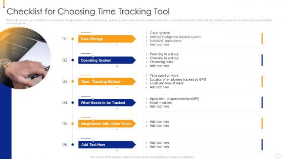 Checklist For Choosing Time Tracking Tool Coordinating Different Activities For Better