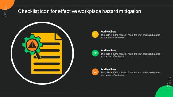 Checklist Icon For Effective Workplace Hazard Mitigation