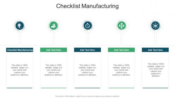 Checklist Manufacturing In Powerpoint And Google Slides Cpb