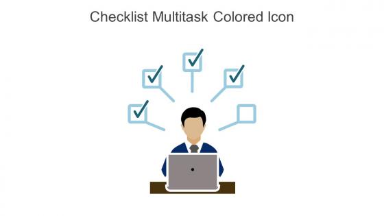 Checklist Multitask Colored Icon In Powerpoint Pptx Png And Editable Eps Format