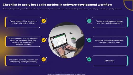 Checklist To Apply Best Agile Metrics In Software Development Workflow