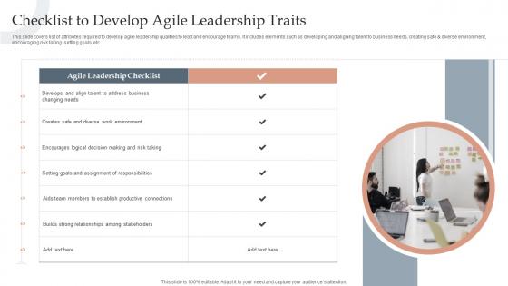 Checklist To Develop Agile Leadership Traits
