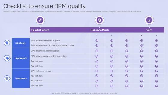 Checklist To Ensure BPM Quality Selecting The Suitable BPM Tool For Efficiently