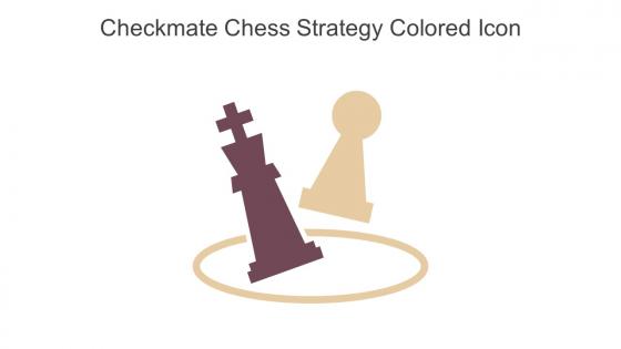Checkmate Chess Strategy Colored Icon In Powerpoint Pptx Png And Editable Eps Format