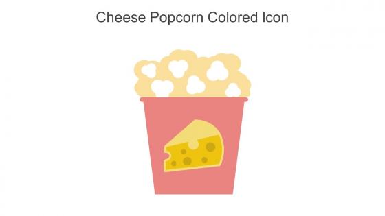 Cheese Popcorn Colored Icon In Powerpoint Pptx Png And Editable Eps Format