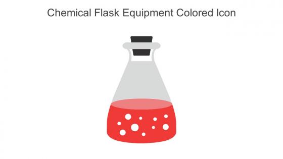 Chemical Flask Equipment Colored Icon In Powerpoint Pptx Png And Editable Eps Format
