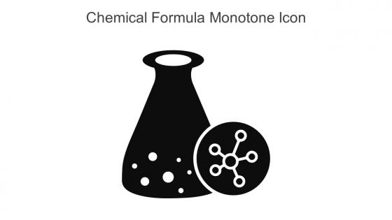 Chemical Formula Monotone Icon In Powerpoint Pptx Png And Editable Eps Format