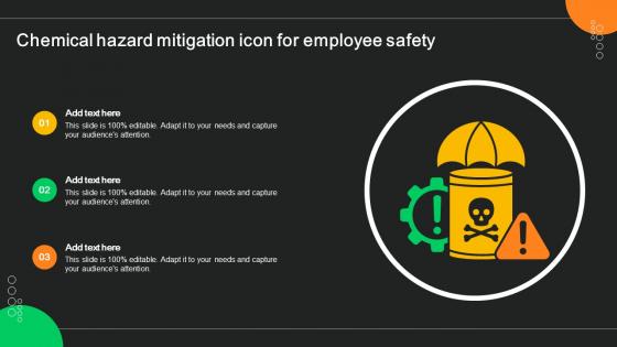Chemical Hazard Mitigation Icon For Employee Safety