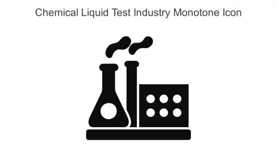 Chemical Liquid Test Industry Monotone Icon In Powerpoint Pptx Png And Editable Eps Format
