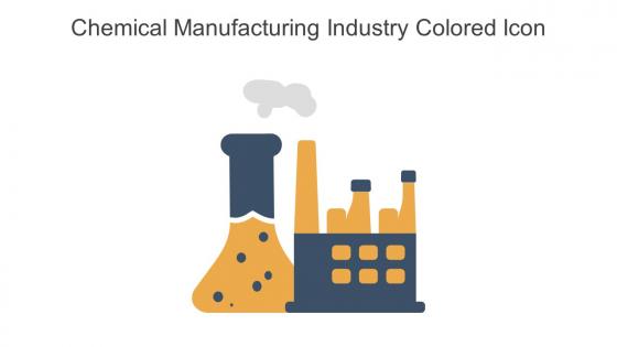 Chemical Manufacturing Industry Colored Icon In Powerpoint Pptx Png And Editable Eps Format