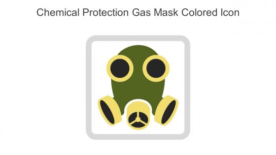 Chemical Protection Gas Mask Colored Icon In Powerpoint Pptx Png And Editable Eps Format