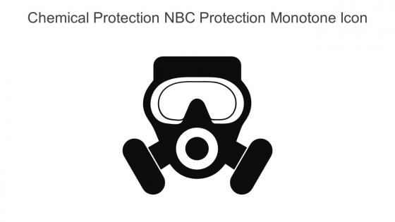 Chemical Protection NBC Protection Monotone Icon In Powerpoint Pptx Png And Editable Eps Format