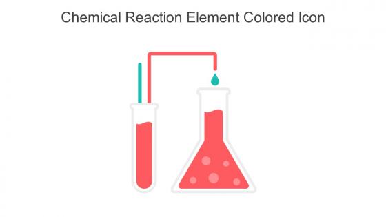 Chemical Reaction Element Colored Icon In Powerpoint Pptx Png And Editable Eps Format