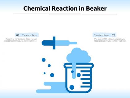 Chemical reaction in beaker