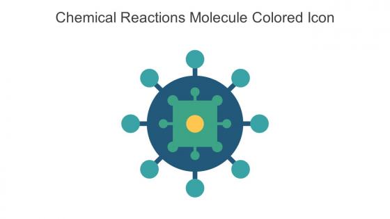 Chemical Reactions Molecule Colored Icon In Powerpoint Pptx Png And Editable Eps Format