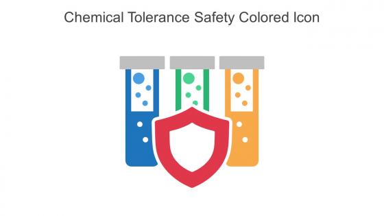Chemical Tolerance Safety Colored Icon In Powerpoint Pptx Png And Editable Eps Format