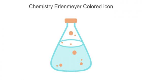 Chemistry Erlenmeyer Colored Icon In Powerpoint Pptx Png And Editable Eps Format