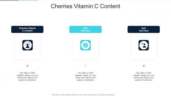 Cherries Vitamin C Content In Powerpoint And Google Slides Cpb
