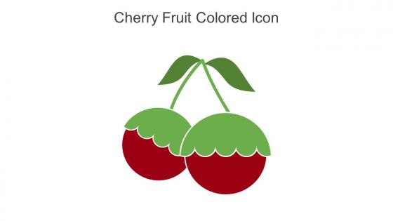 Cherry Fruit Colored Icon In Powerpoint Pptx Png And Editable Eps Format