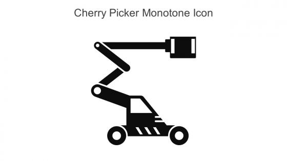 Cherry Picker Monotone Icon In Powerpoint Pptx Png And Editable Eps Format