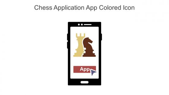 Chess Application App Colored Icon In Powerpoint Pptx Png And Editable Eps Format