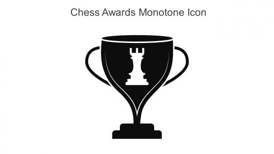 Chess Awards Monotone Icon In Powerpoint Pptx Png And Editable Eps Format