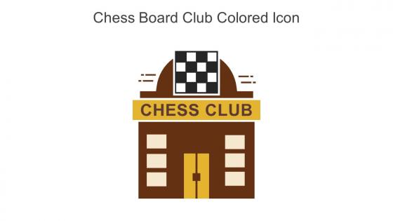 Chess Board Club Colored Icon In Powerpoint Pptx Png And Editable Eps Format